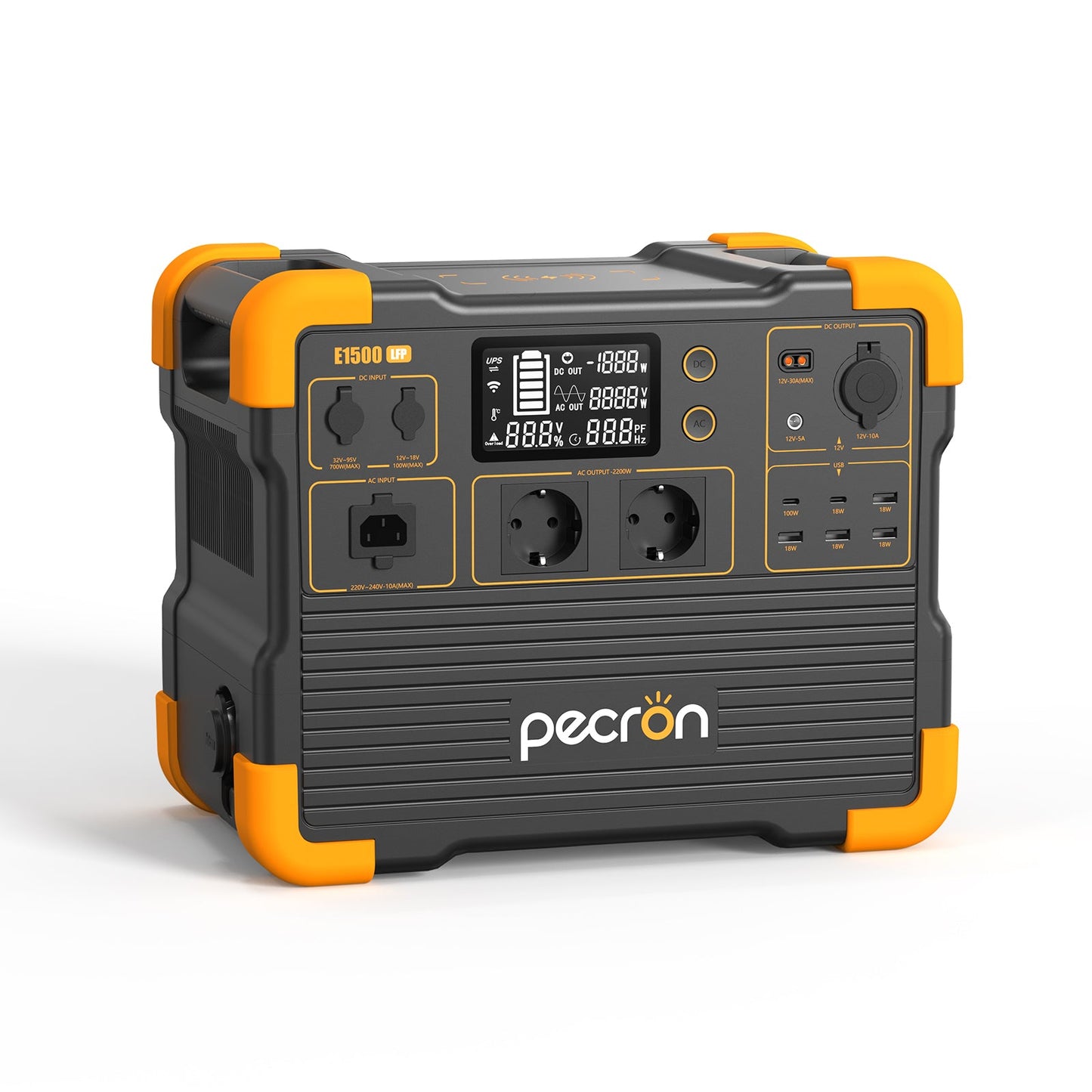 PECRON E1500LFP Powerstation 2200W 1536Wh (Expandable)