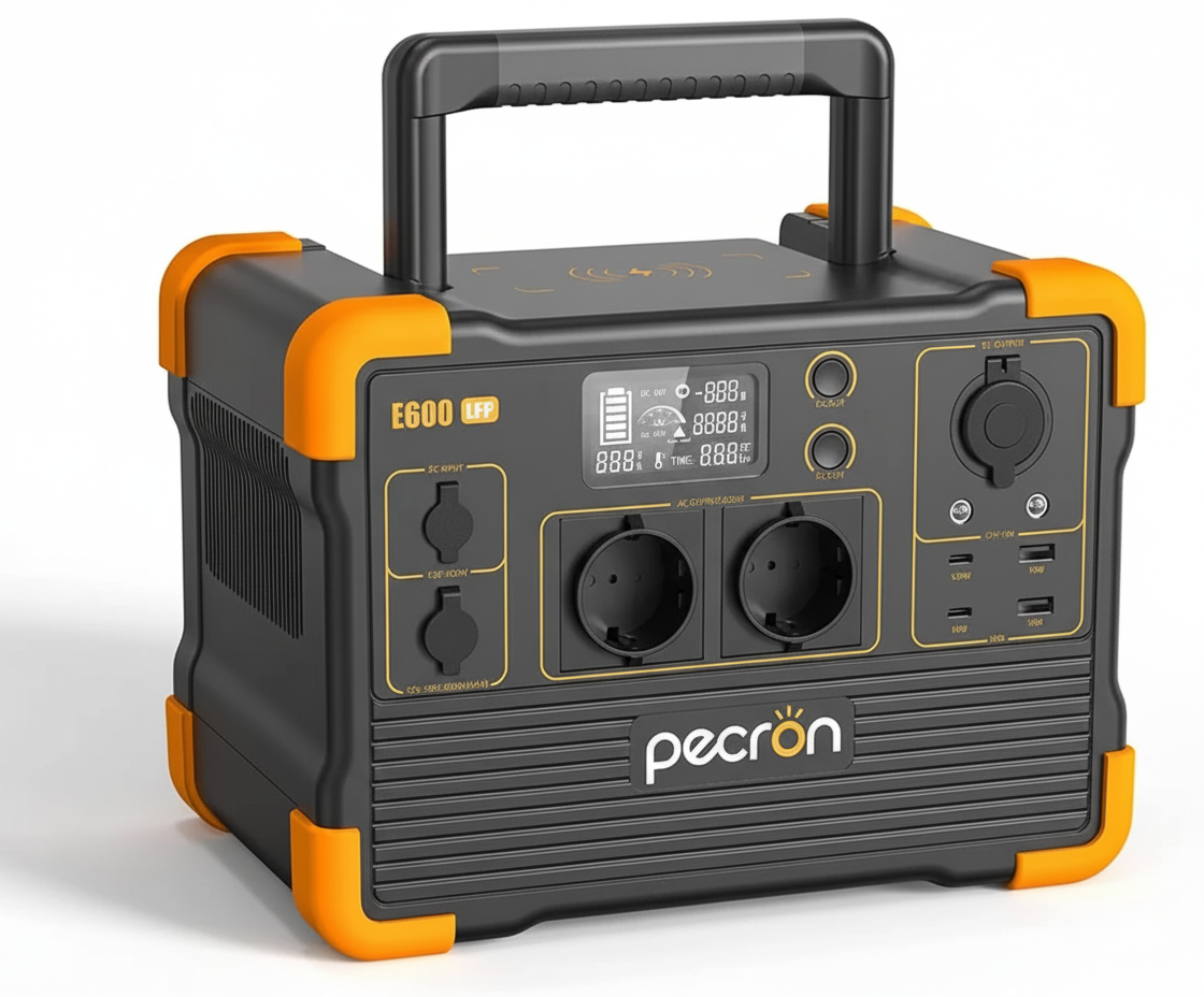 Pecron E600LFP Powerstation 614Wh 1200W