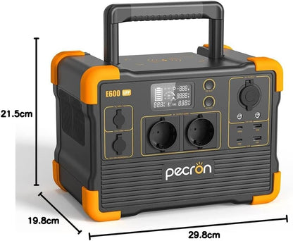 Pecron E600LFP Powerstation 614Wh 1200W