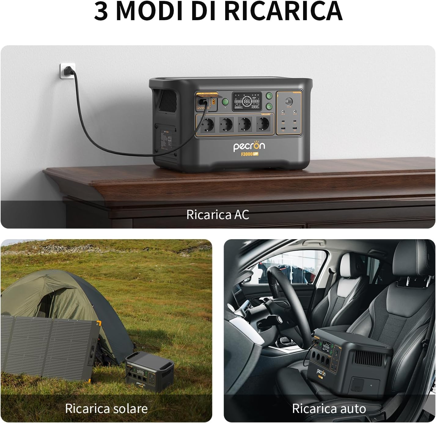 PECRON F3000LFP - 3072Wh / 3600W