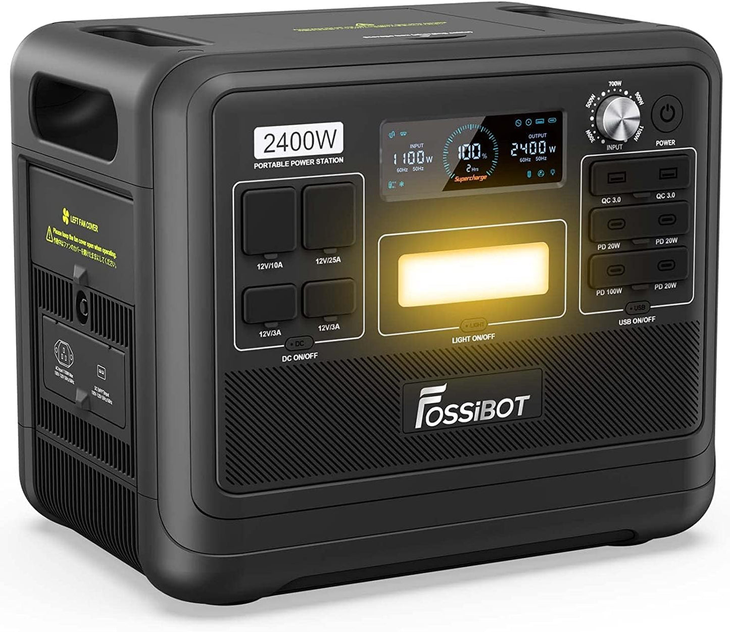 Fossibot F2400 schwarz
