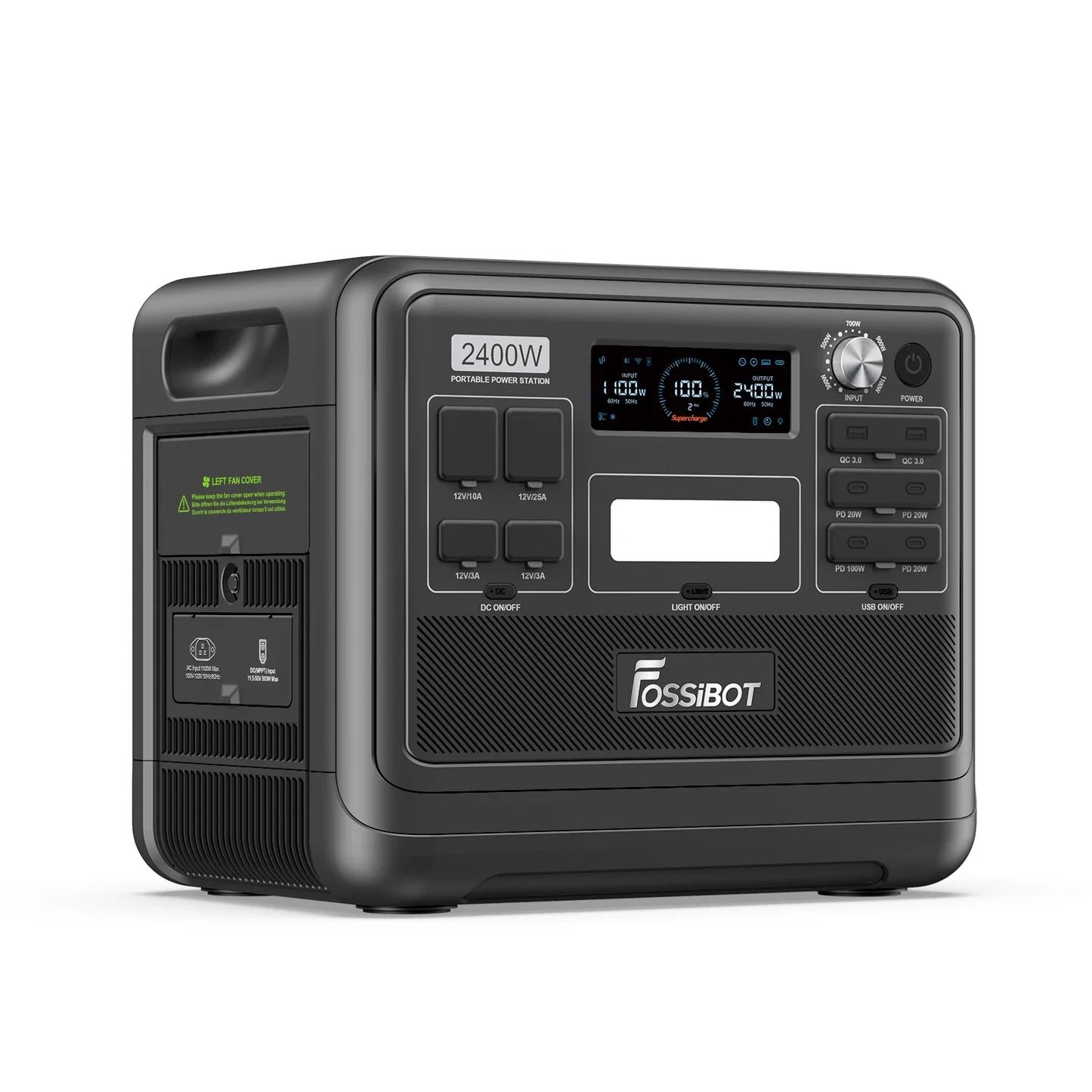 Fossibot F2400 schwarz