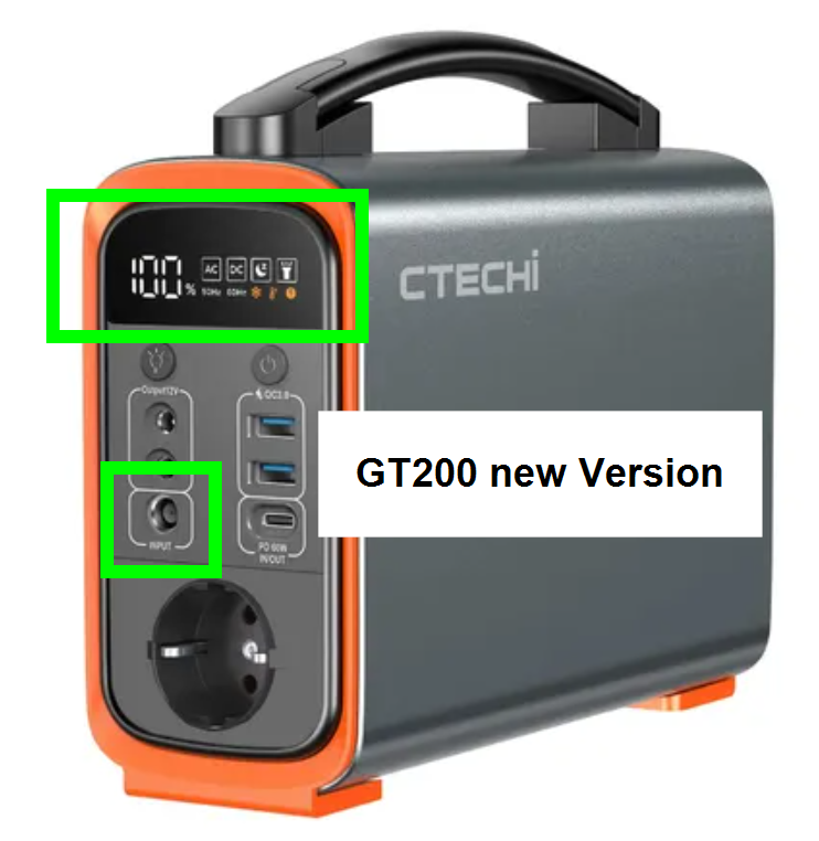 Ladegerät für GT200 / JNG200 (Großes Display)